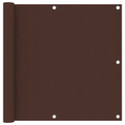 Schermo per balcone schermo per la privacy 90 x 500 cm tessuto Oxford marrone 02_0010244