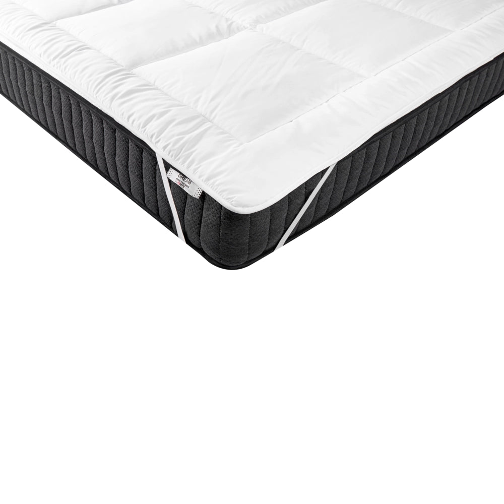 Coprimaterasso Bianco Microfibra 180 x 200 cm 180 x 200 cm Profondità 4 cm