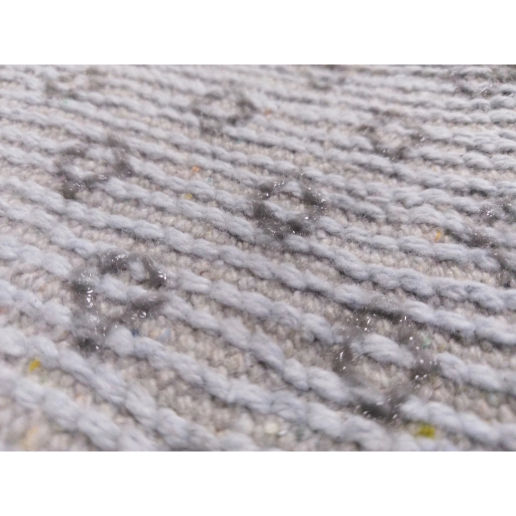TAPPETO LINEE 55X110CM INDACO IN COTONE CON ANTISC
