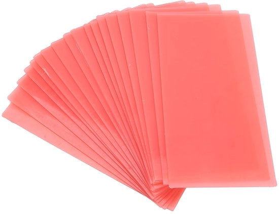 Cera ortodontica per placche - 18 pezzi - Materiale di supporto odontoiatrico - Cura - Rosso