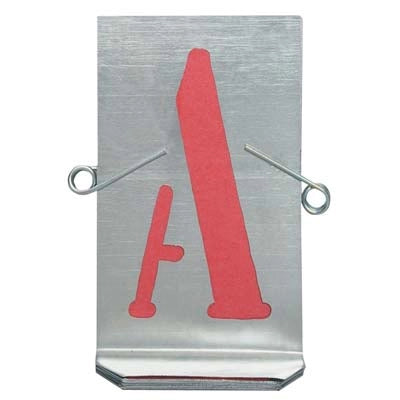 STAMPI TRAFORATI SERIE LETTERE - A/Z MM 100- 1 confezioni