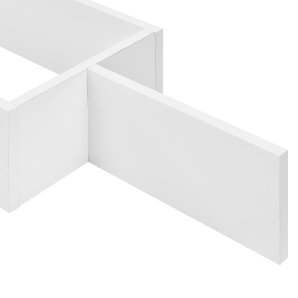 Mensola da Parete Flekkefjord con 5 Ripiani 104 x 15 x 50 cm - Bianco [en.casa]