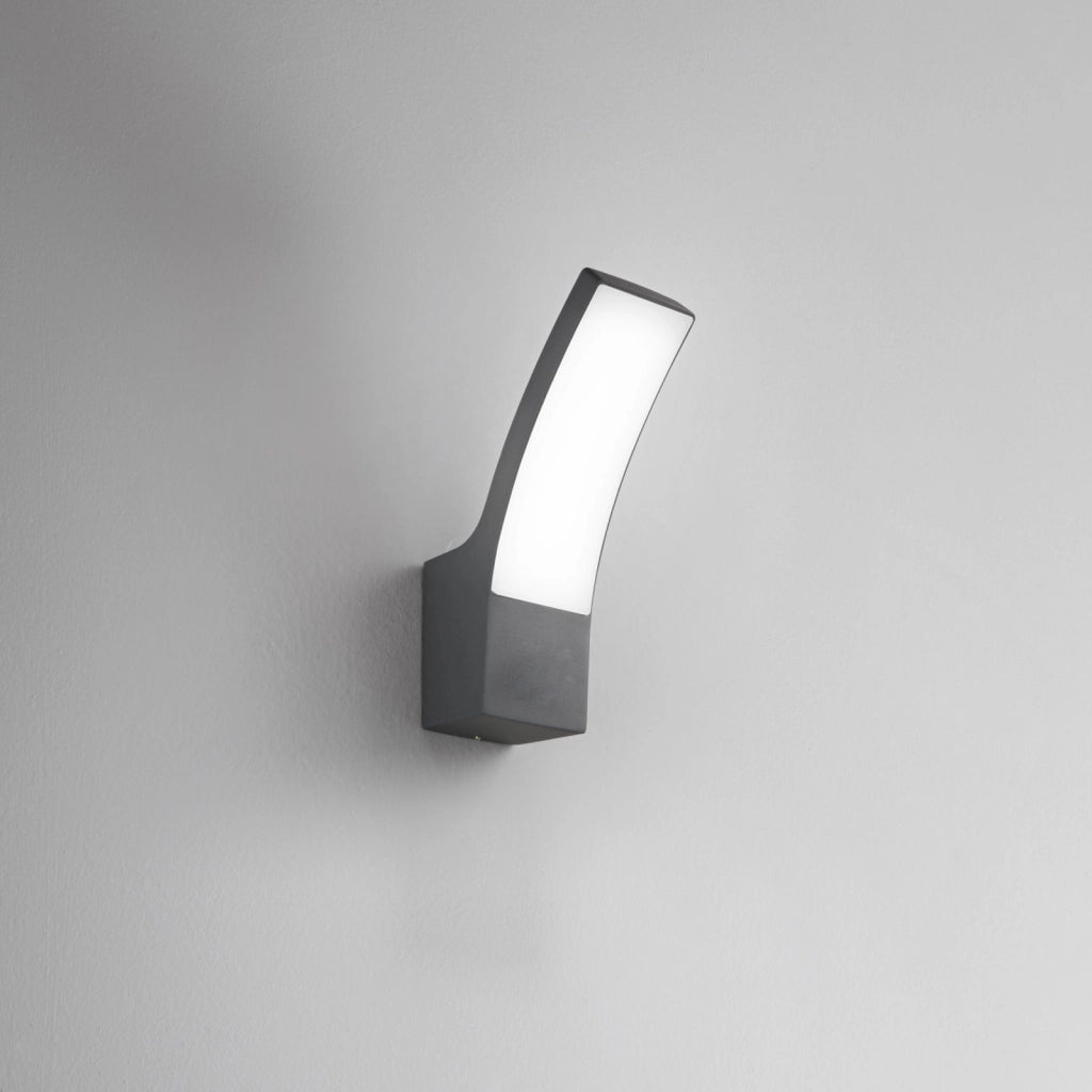 APPLIQUE LED SAIL ANTRACITE 12W 1440LM CCT 3000K / 4000K IP65 8X16X24,5CM