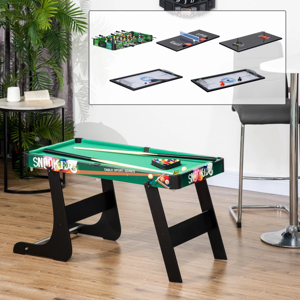 Tavolo da gioco per bambini 6 in 1 ¨C zephmum ¨C pieghevole 118x104x71 cm multicolore