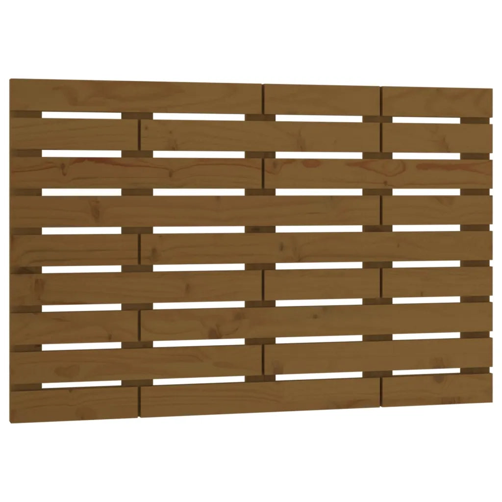 Testiera | Testata da Parete Ambra 96x3x63 cm in Legno Massello di Pino