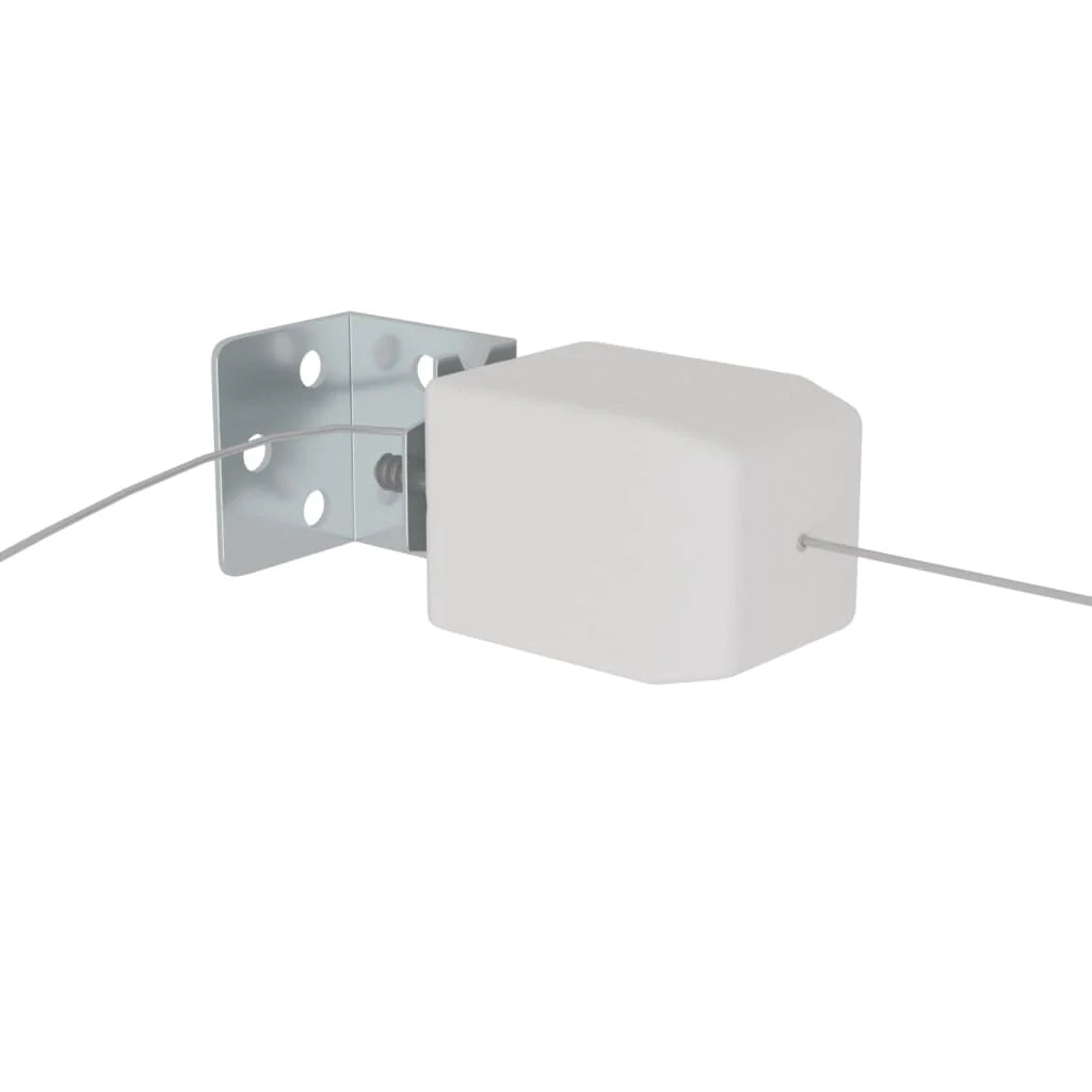 Tenda da sole verticale 140 x 600 cm tessuto oxford bianco 02_0007564