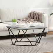 Tavolino da Salotto-Tavolino da soggiorno-Tavolo Grigio Sonoma 80 x 80 x 45 cm