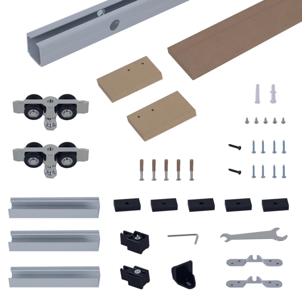 Binario Porte Scorrevoli in Legno ¨C Minimal ¨C 200 cm