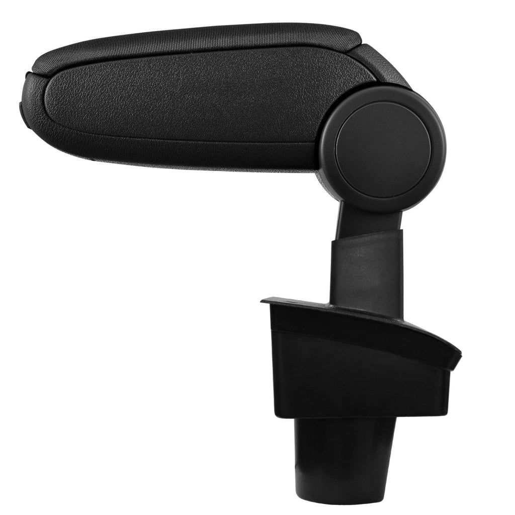 Bracciolo centrale per VW Passat B6 3C con scomparto imbottito in tessuto nero 03_0000745