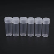 50 piccoli contenitori per semi - Contenitore in plastica vuoto di qualità medica portatile per conservazione di pillole, semi e oggetti granulari