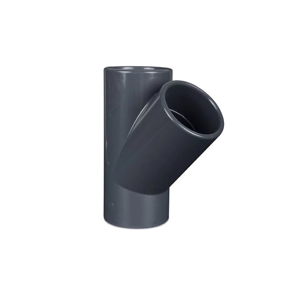 PVC Raccordo Ti 45° ad incollagio Femmina- Ø 40