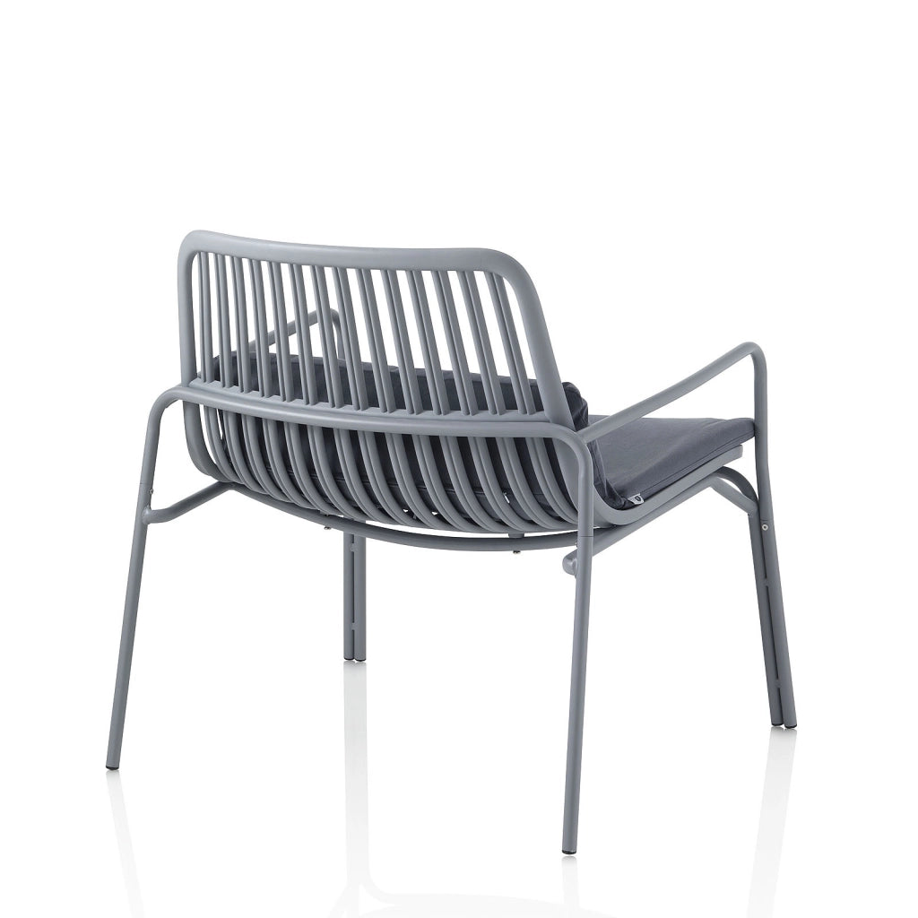 Set 2 Sedie da interno/esterno AGNES grigio