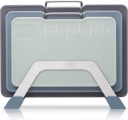 Snijplank in plastica con maniglia integrata e lama di abrasione 30x20, resistente all'acqua del lavastoviglie e antibatterico