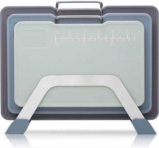 Snijplank in plastica con maniglia integrata e lama di abrasione 30x20, resistente all'acqua del lavastoviglie e antibatterico