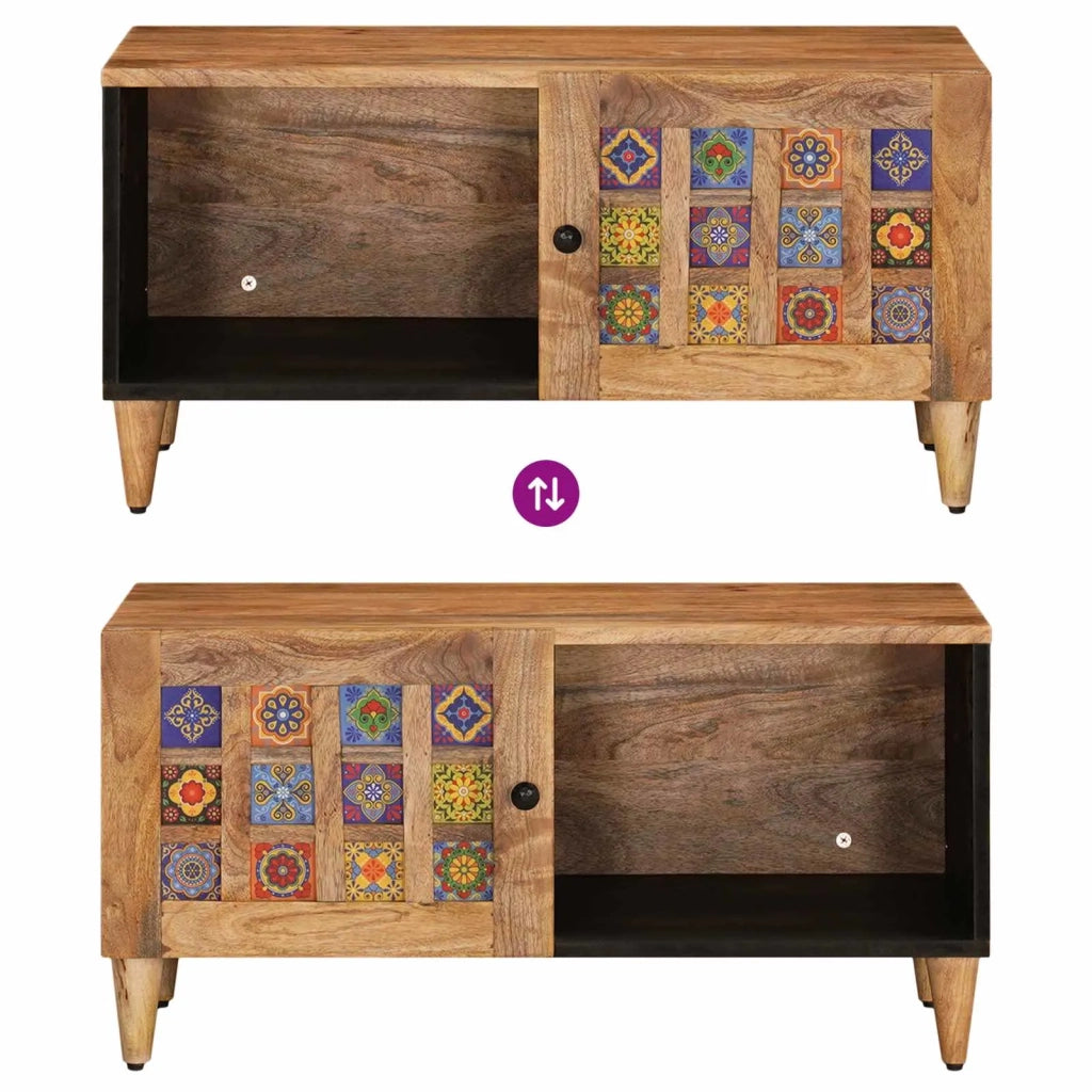Tavolino da salotto Naturale 80 x 50 x 40 cm 4018264