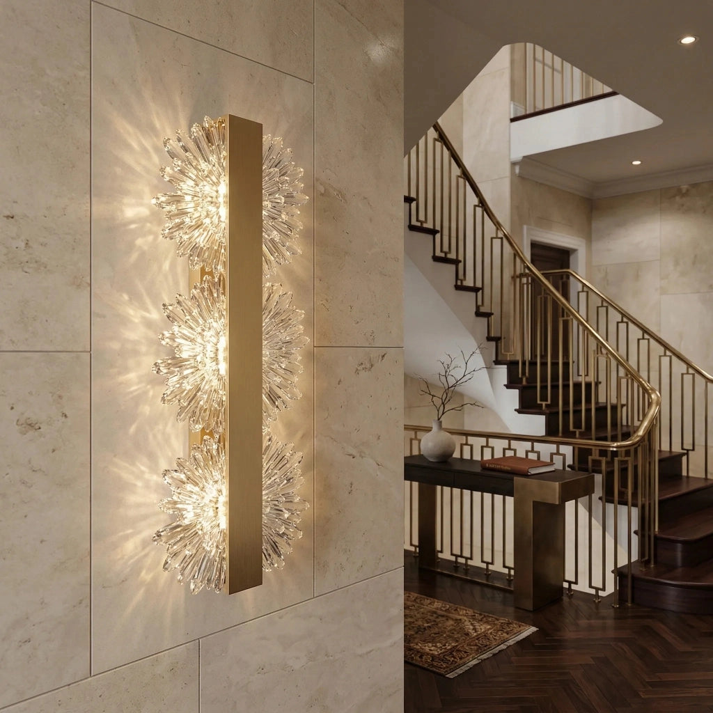 Applique Da Parete Led G149-3w Gold Brush