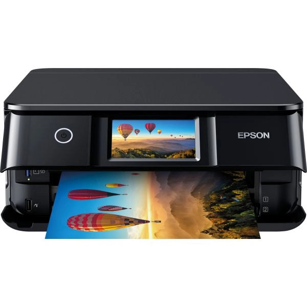 Epson expression photo xp-8700 stampante multifunzione fotografica a4, wi-fi direct, display lcd 10,9 cm, stampa cd/dvd, app smart panel, 3 mesi di inchiostro incluso con readyprint - C11CK46402