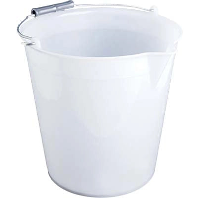 SECCHIO PESANTE + BECCO - PE LT  9 CM 25 H.CM 19- 6 pezzi