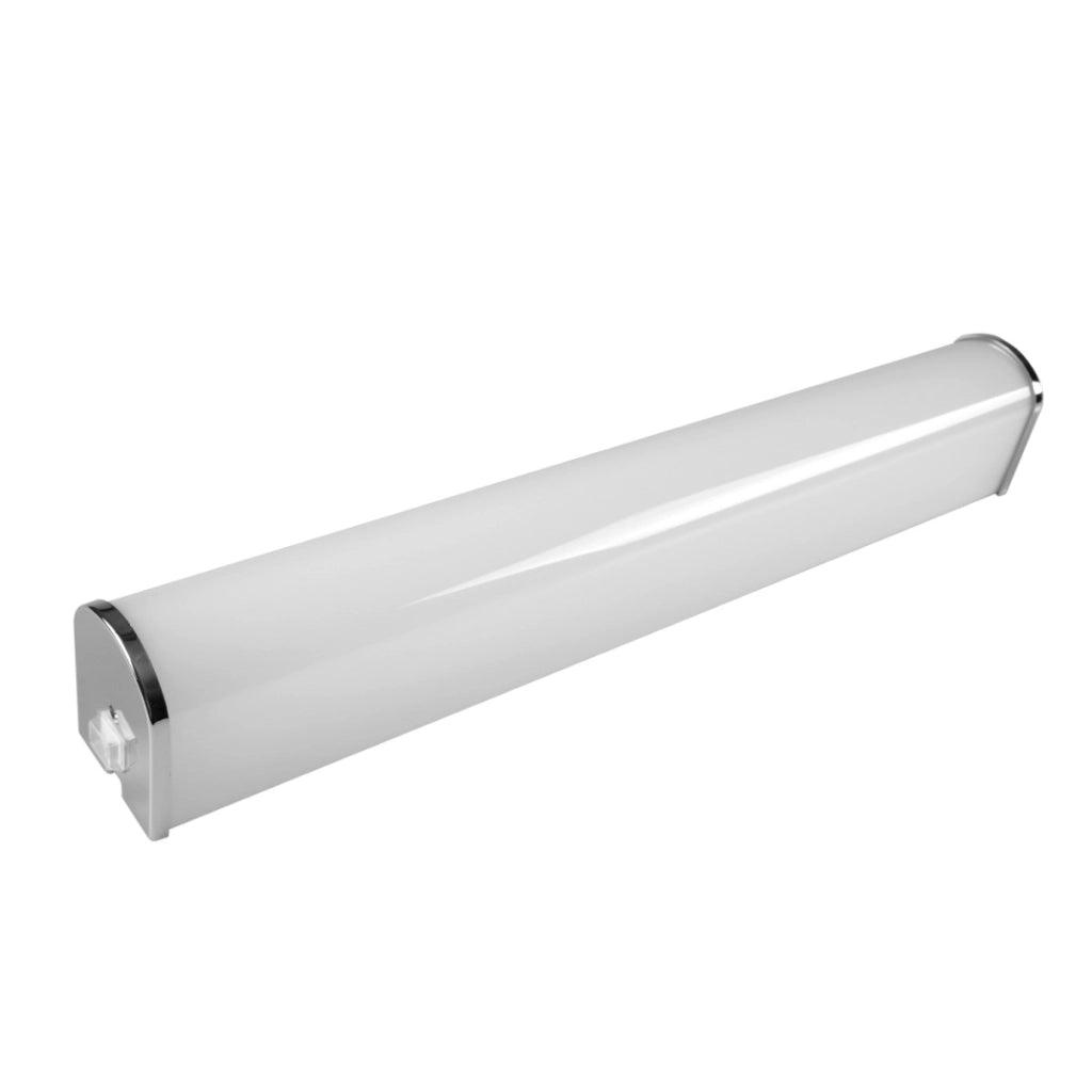 Applique bagno specchio LED 8W 4000K cromo 41cm IP44