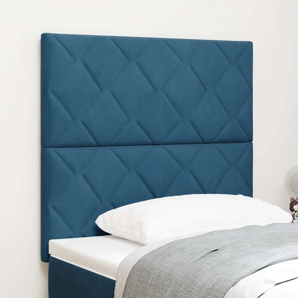 Testiera | Testata Blu Scuro 100 cm Velluto