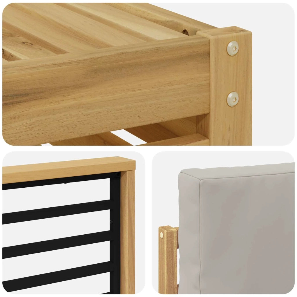 Set divani Legno di Acacia Massello 3392366