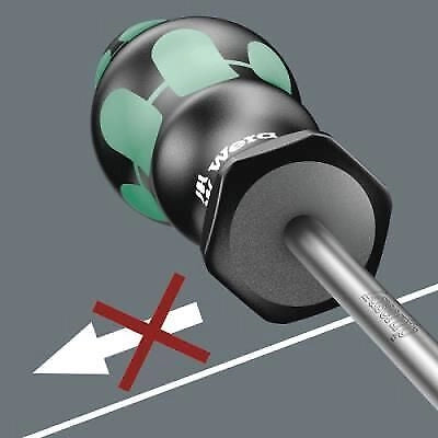 Wera 05056653001 Kraftform Kompakt 10 Set di Cacciaviti e Inserti 10 Pezzi con Manico Rapidaptor e Custodia Robusta colore Nero