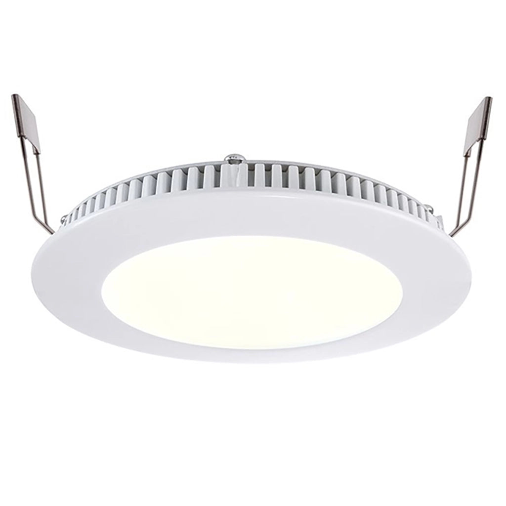 KIT cromoterapia faretto incasso pannello slim LED 8W RGB 3000K multicolore 24V WiFi telecomando alexa google foro 13cm