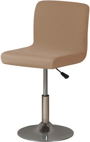 Set di sostegni per sedie, insieme da 4 sostegni universali, copri bracciolo con schienale per bar, cucina, caffè, Khaki