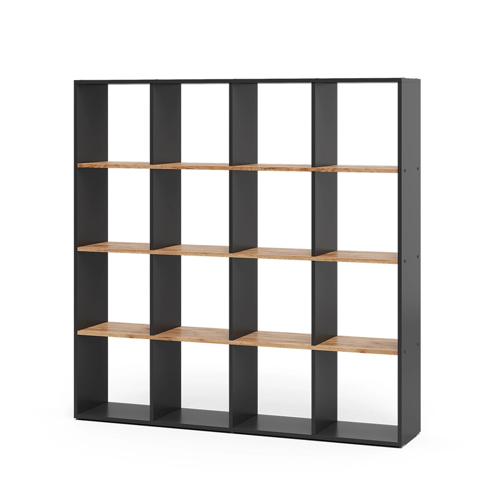 Vicco Scaffale Antracite/quercia dorata 138.5 x 142.5 cm