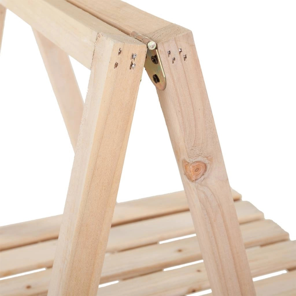 Scaffale espositiva in legno marrone 98x38x127h