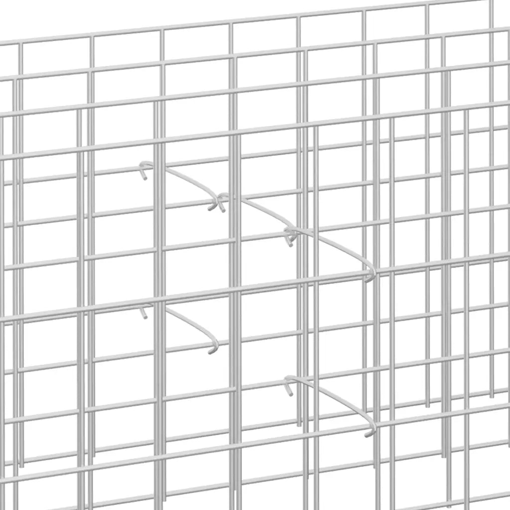Ganci per Gabbione 100 pz in Acciaio Zincato 10 cm CFW4793413
