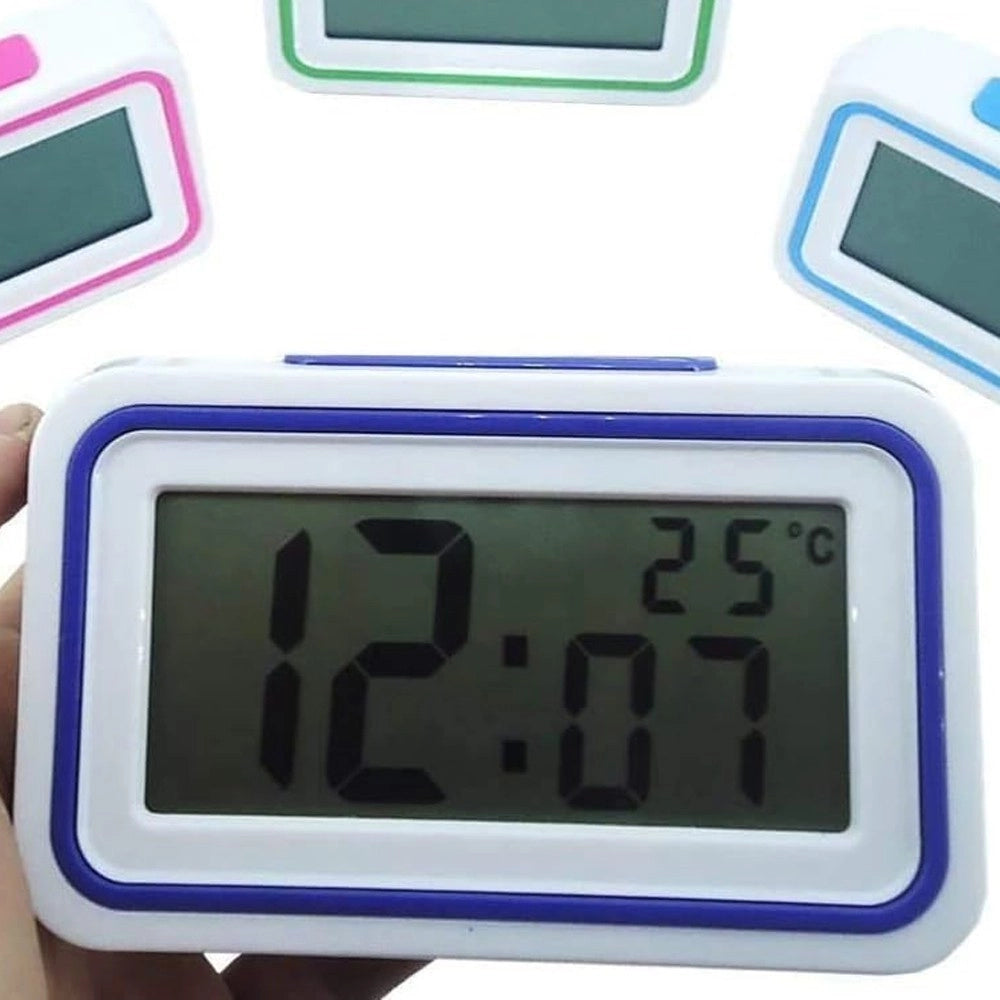 Trade Shop - Orologio Sveglia Digitale Con Audio Parlante In Italiano Per Ipovedenti -