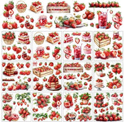 Decorazione per finestre a tema frutta - 12 fogli - 12 x 13 cm - per uso domestico/scuola/festa