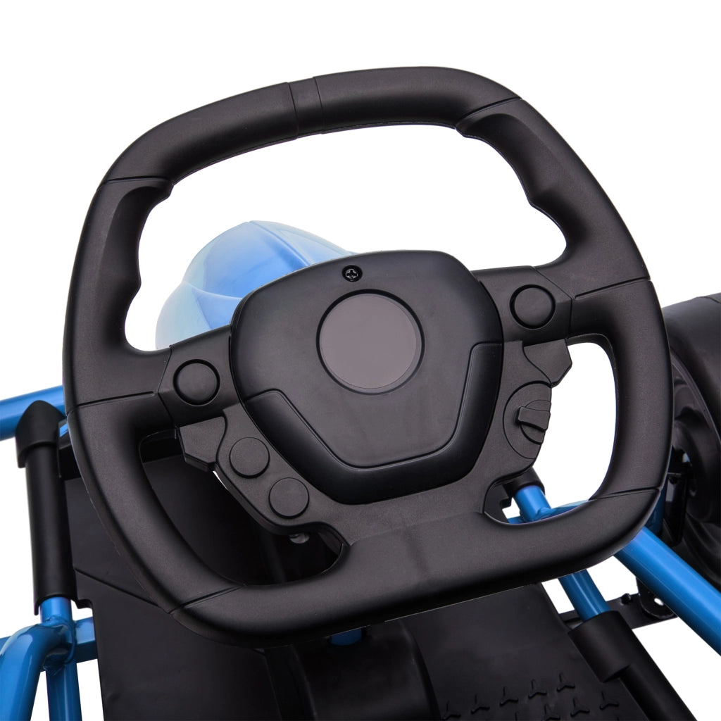 Go-Kart Elettrico per Bambini ¨C Minimal ¨C Blu e Nero 115x77x54 cm