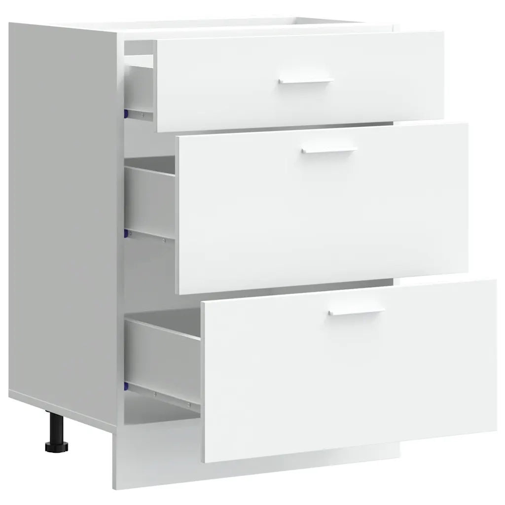 Base da Cucina-Mobile Base da Cucina ¡°Lyon¡± Bianco in Legno Multistrato