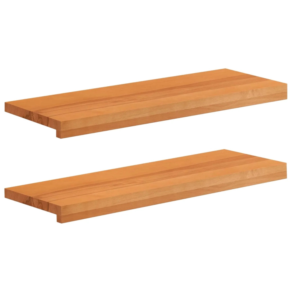 Tappeti per scale 2 pz 70 x 30 x 2 cm Marrone Chiaro 3446130