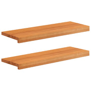 Tappeti per scale 2 pz 70 x 30 x 2 cm Marrone Chiaro 3446130
