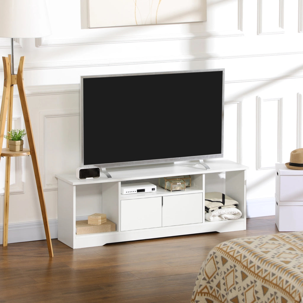 Mobile TV con Credenza ¨C Minimal ¨C Bianco 120x30x41 cm