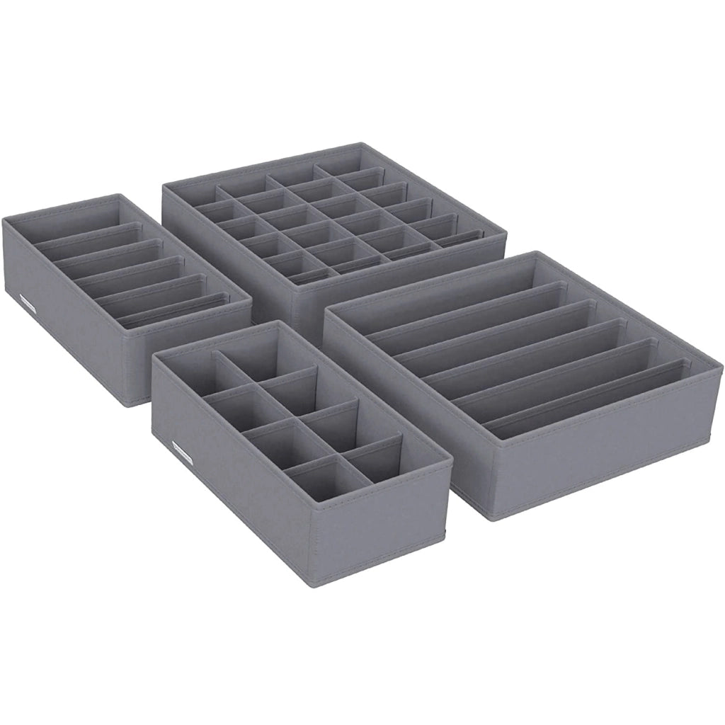Valora ORGANIZER PER INTIMO Armadio in tessuto grigio x4