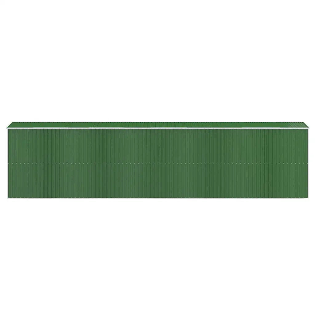 Capanno da Giardino Verde 192x855x223 cm Acciaio Zincato 3147435