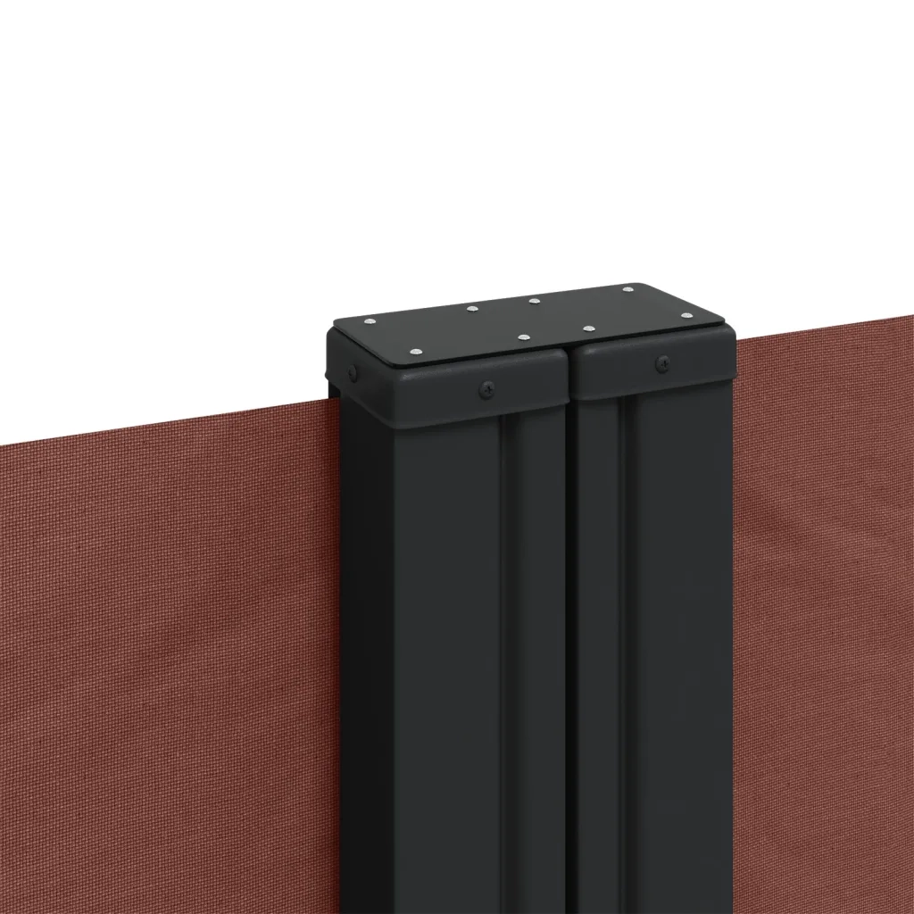 Tenda da Sole Laterale Retrattile-Tenda parasole per balcone per giardino Marrone 180x1000 cm 499688