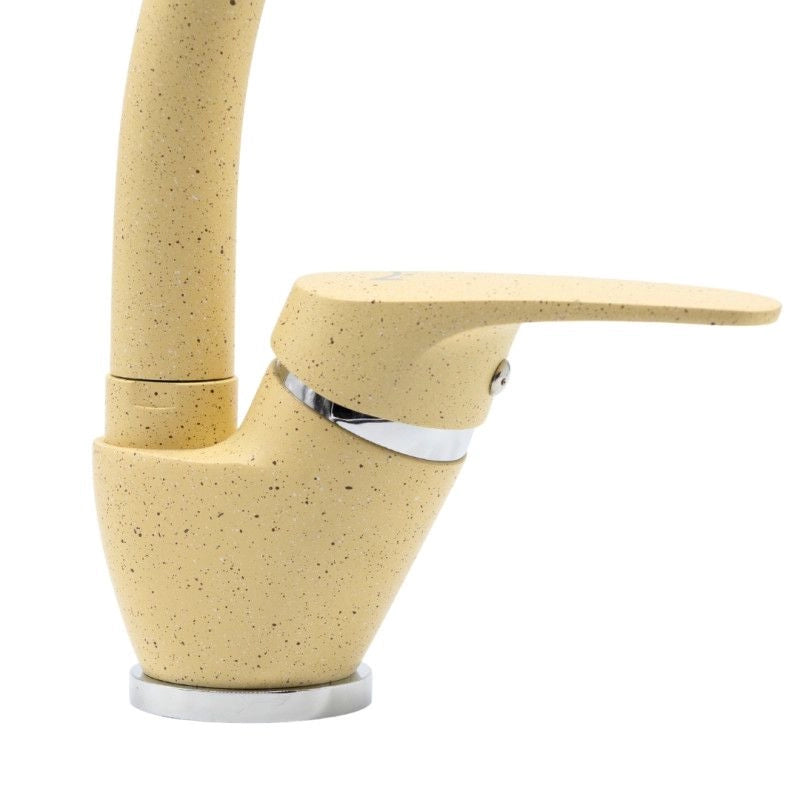 Ogomondo miscelatore oslo orientabile ottone colorato per lavello cucina *** finitura- avena 1, confezione 1