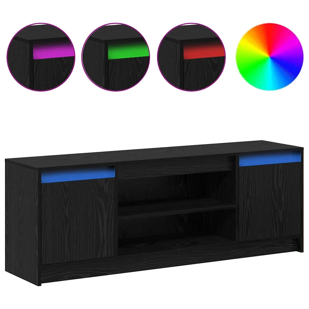 Unit¨¤ TV | Armadietto TV | Mobile Porta TV Nero 139,5 x 34 x 50 cm Legno multistrato