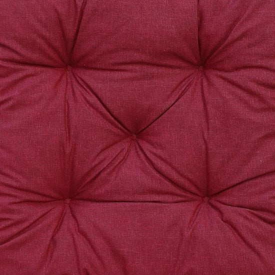 Set di cuscini pallet 50x50x8 cm Rosso da 2 Pallet cuscini Chunky Chicreat