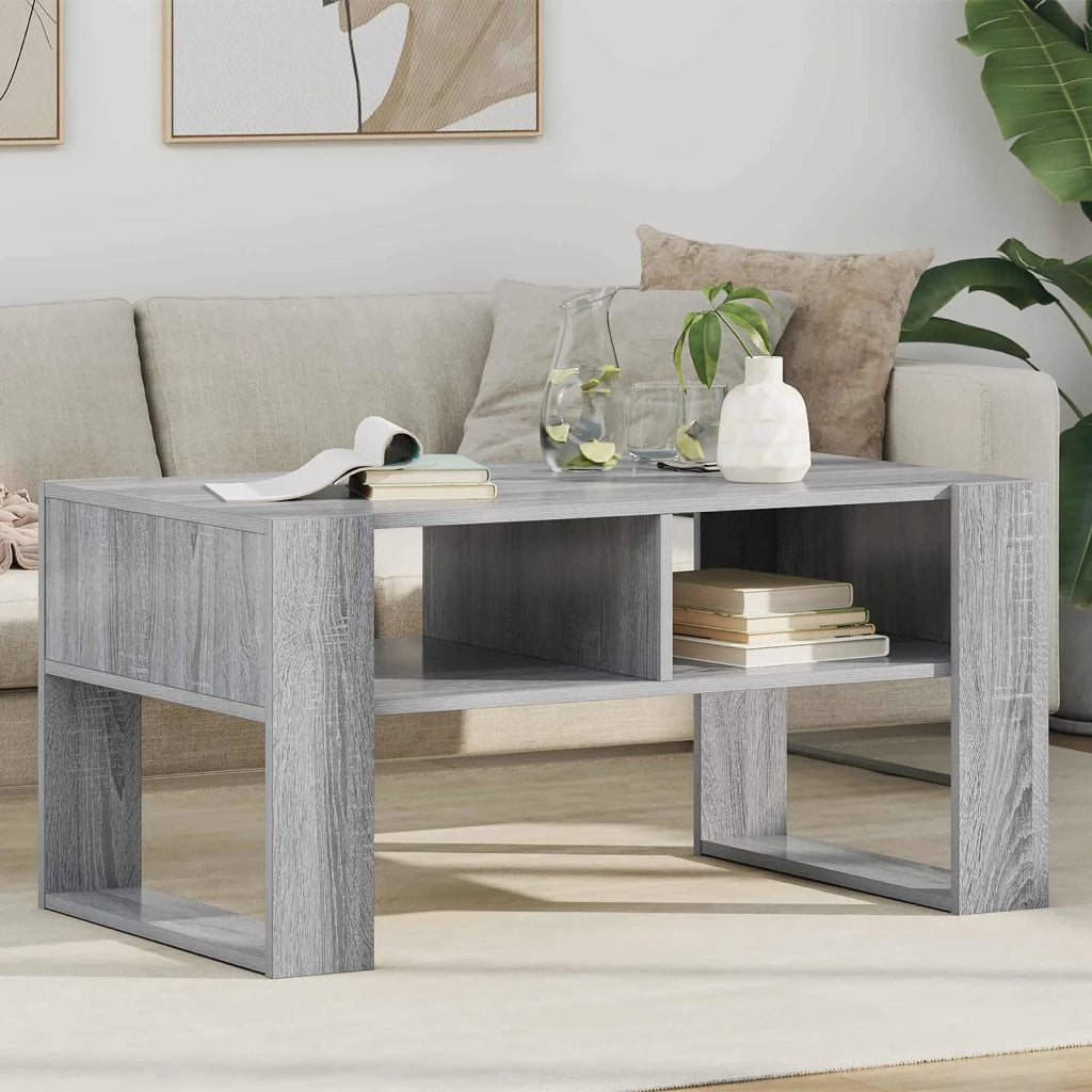 Tavolino da salotto | Tavolino da caff¨¨ | Tavolino da Soggiorno Grigio Sonoma 92 x 53 x 45 cm