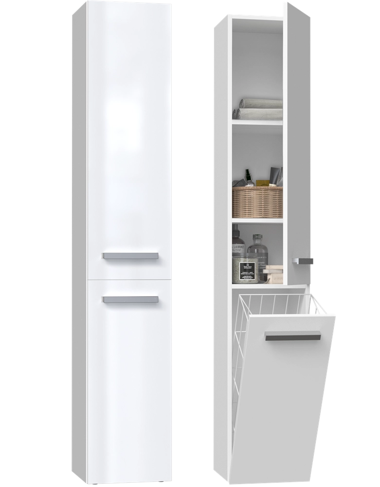Colonna bagno NEL IV bianco lucido