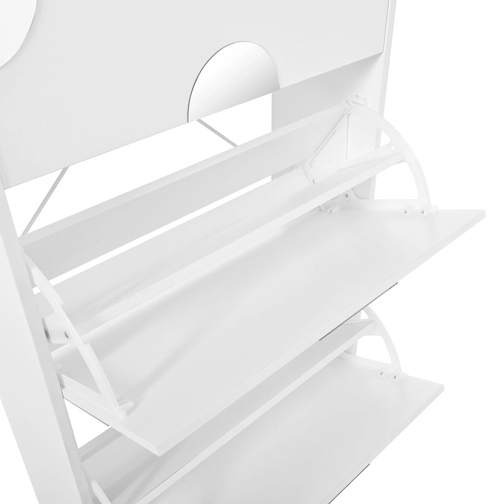 Scarpiera con Specchio e 3 Ante ¨C Xylo ¨C Bianco, Ingresso