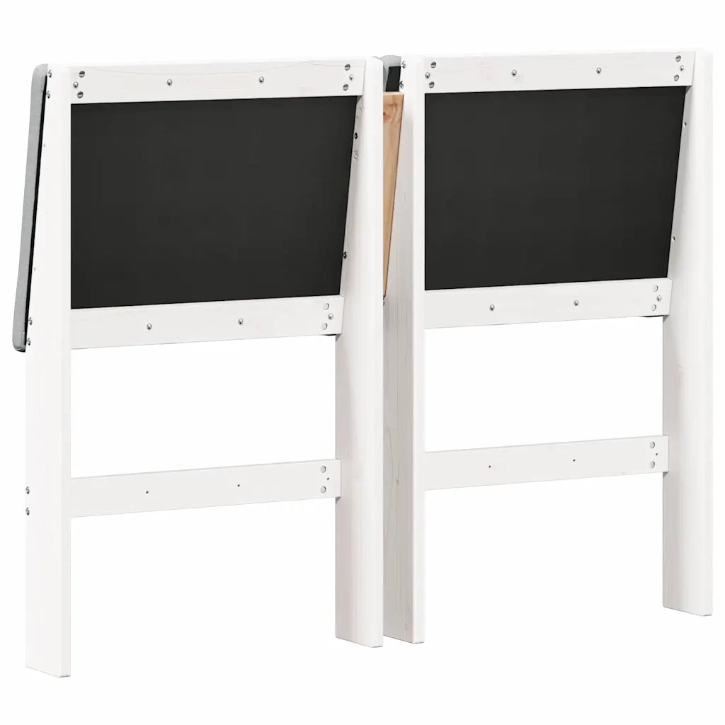 Testiera | Testata imbottita Grigio chiaro 120 cm Pino massello