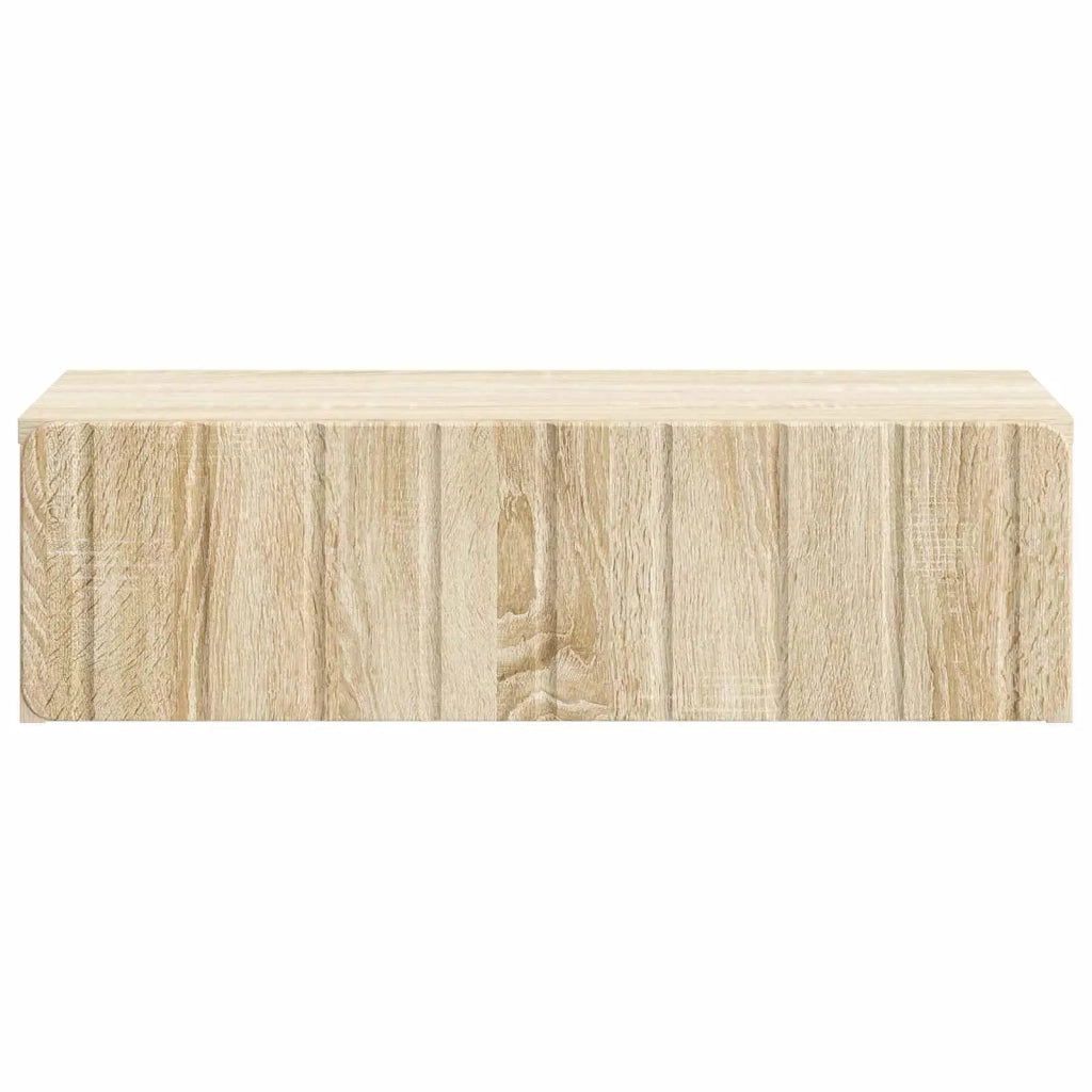 Tavolino da Parete Laterale | Tavolo laterale | Tavolino Rovere Sonoma 59 x 34,5 x 17 cm