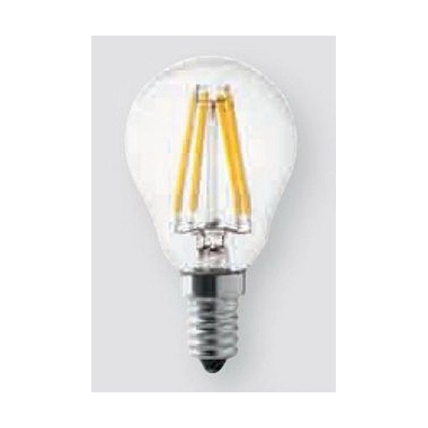 lampadina 4w wire led sfera trasparente old style attacco piccolo e14  luce calda 3000k